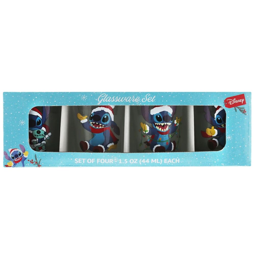 Disney Lilo & Stitch 4 Piece Shot Glass Set - Picture 2 of 6